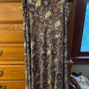 LulaRoe paisley maxi skirt